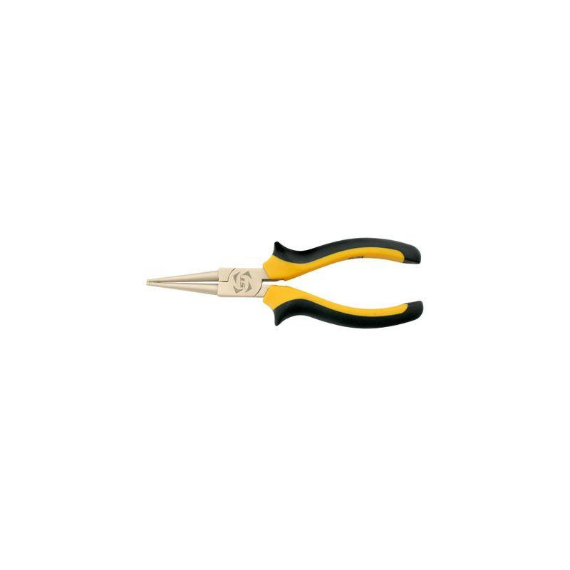 Kliešte Strend Pro PL0086 160 mm, s okrúhlymi čeľusťami, rovné, na poistné krúžky
