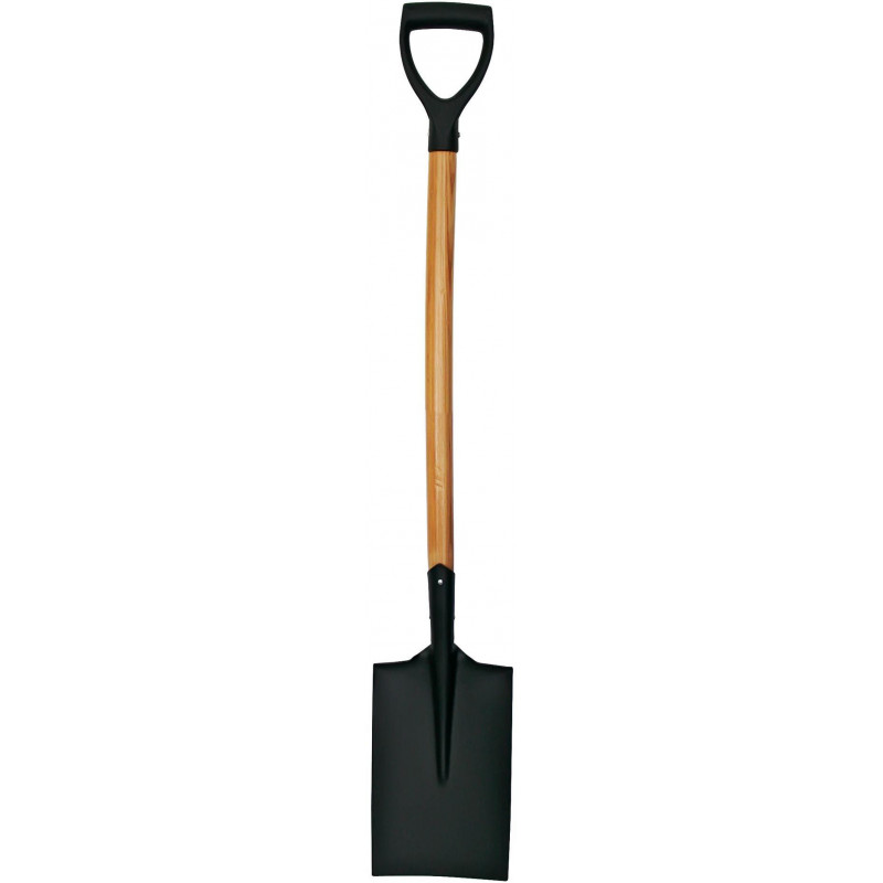 Rýľ S5119 rovný, WoodHand, drevená násada D