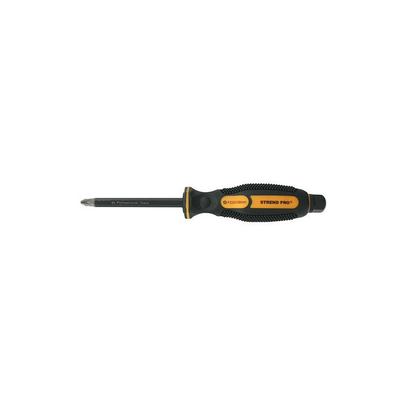 Skrutkovač Strend Pro Strike 41 PZ 3x100 mm, Pozidriv, s úderníkom
