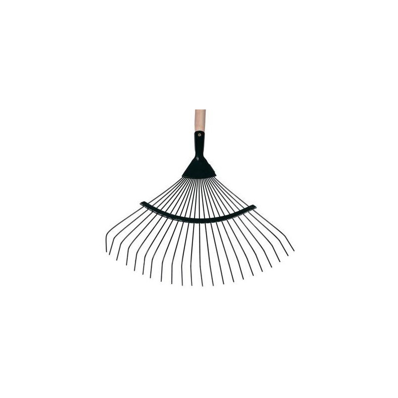 Hrable na lístie Strend Pro R119.WH, 22 lamelové, 45cm, vejárové, drevená násada
