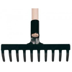 Hrable záhradné Strend Pro R105, 10 zubé, drevená násada 1600mm
