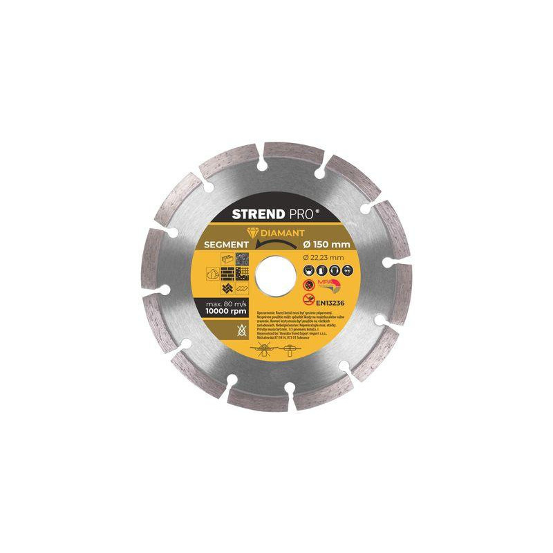 Kotúč Strend Pro 521A, 150 mm, diamantový, segment