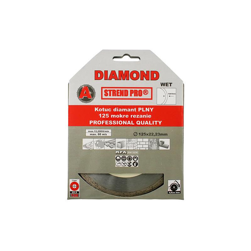 Kotúč Strend Pro 521B, 180 mm, diamantový, plný