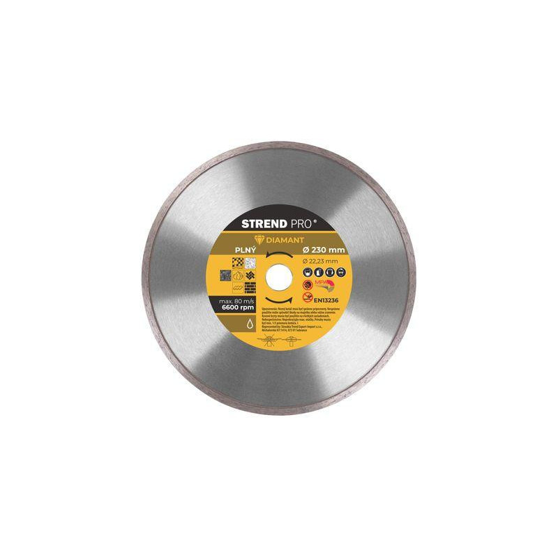 Kotúč Strend Pro 521B, 230 mm, diamantový, plný