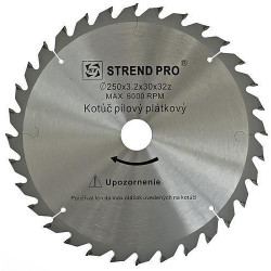Kotúč Strend Pro SuperSaw NWG 300x3,2x30 36T, na drevo, pílový, SK plátky