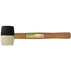 Kladivo Strend Pro HM232 910 g, 320mm, gumené, BlackWhiteHead, drevená rúčka