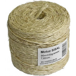 Motúz Sisal L-90 m/230 g, TubePack