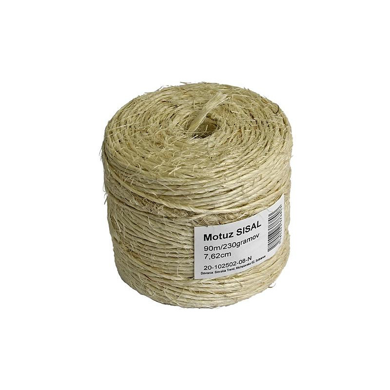 Motúz Sisal L-90 m/230 g, TubePack