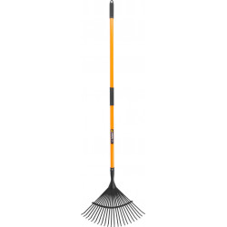Hrable na lístie Strend Pro LR002AF, 22 zubé, vejárové, sklolaminátová násada 1500 mm