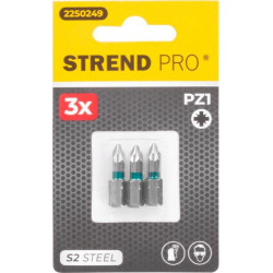Bit Strend Pro Pozidriv, PZ 1, bal. 3 ks