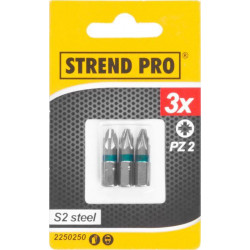 Bit Strend Pro Pozidriv, PZ 2, bal. 3 ks