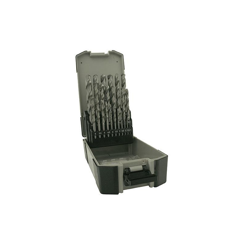 Sada vrtákov Strend Pro 4241, do kovu, 19 diena, 1-10 mm, HSS, DIN-338