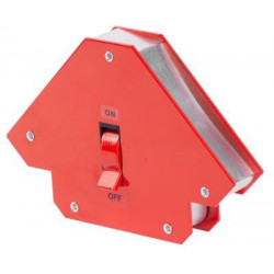 Držiak Strend Pro QJ6007 magnetický, uhlový, s vypínačom, 3-3/4"x3-3/4"x1", max.12 kg, ON/OFF