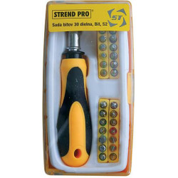 Sada bitov Strend Pro YF40529 • 30 dielna, so skrutkovačom, S2