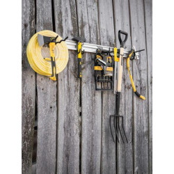 Držiak na náradie Strend Pro G-mate GHS6, koľajnička 120 cm, 6 ks, + vešiaky, na stenu
