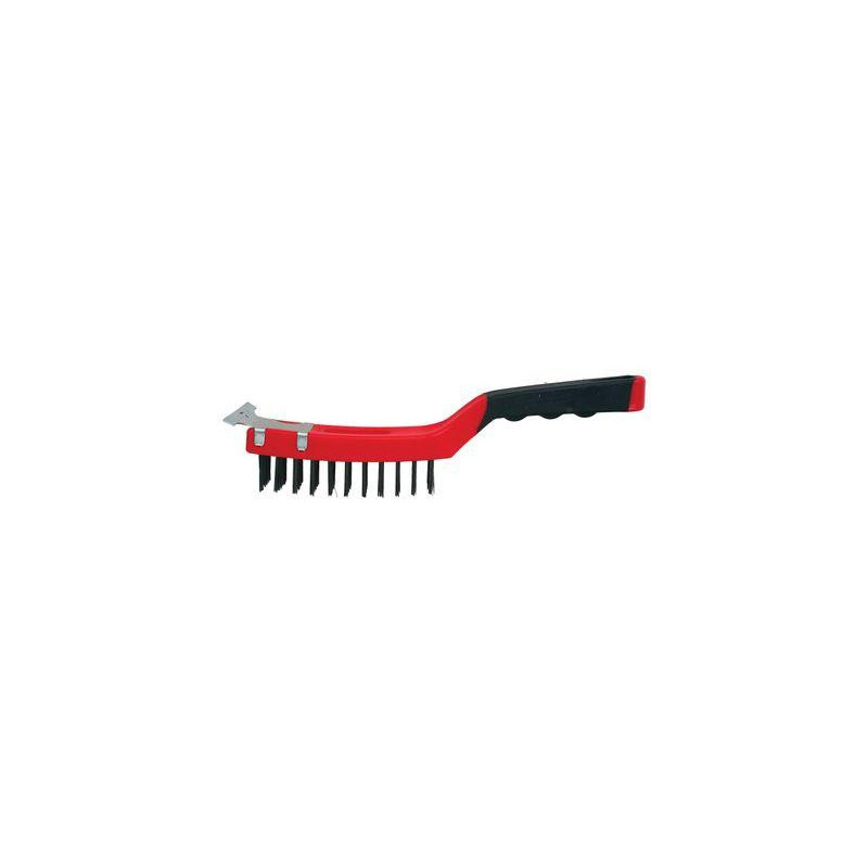 Kefa Strend Pro ComfortGrip CG385, 4 radová, oceľová, so škrabkou