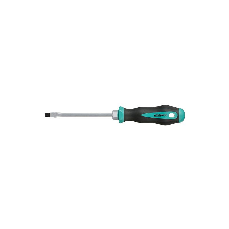 Skrutkovač Whirlpower® 1711-4, 6.5/125 mm, hexbolt, plochý, S2, Satin, DIN5264