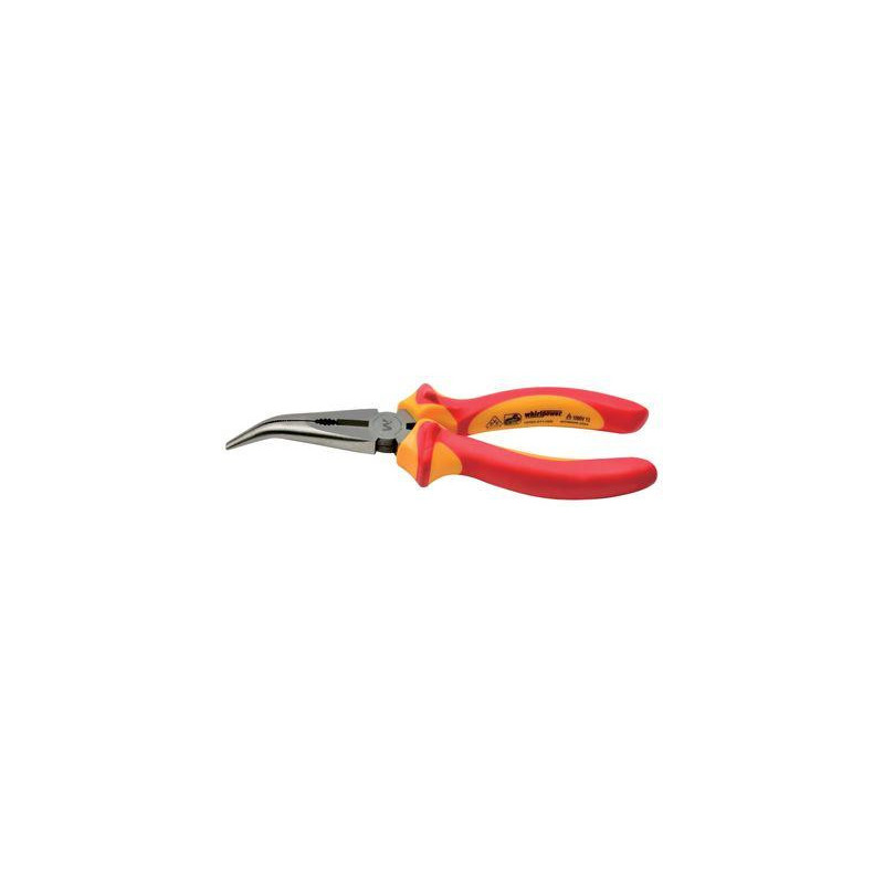 Kliešte Whirlpower® 15703-311 200 mm, elektrikárske, so zahnutým nosom, VDE 1000, DIN5745