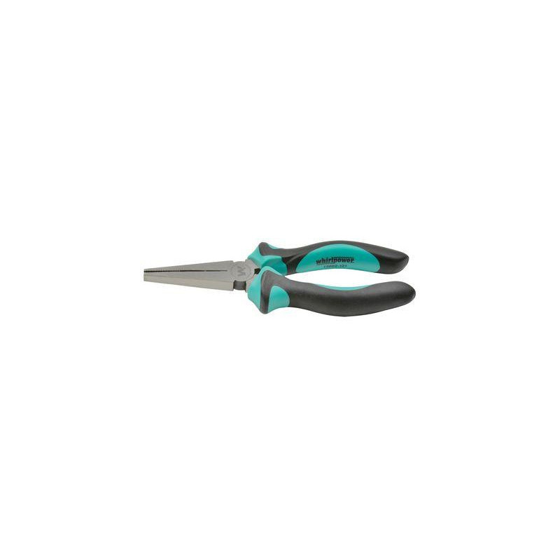 Kliešte Whirlpower® 15602-121 160 mm, s plochým nosom, Cr-V, Satin, DIN5745