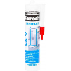 Silikón CERESIT CS9, 280 ml, sanitárny Standard, transparent