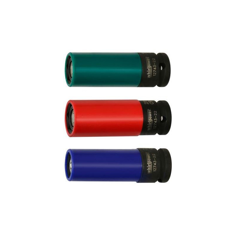Hlavica Whirlpower® 12743-22, 19 mm, 1/2", magnetická, na skrutky kolies