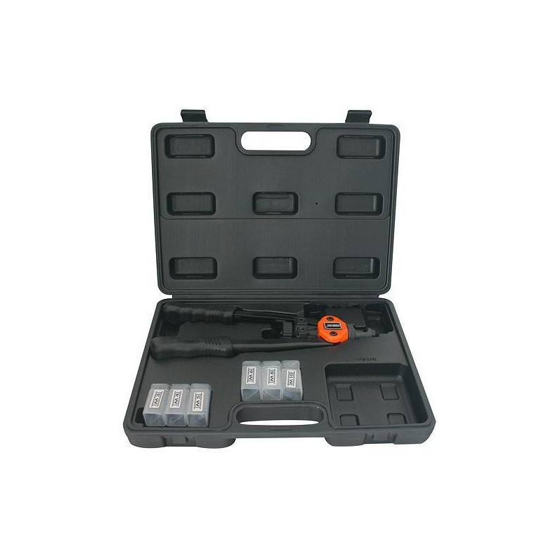 Kliešte Strend Pro BT-605, 330 mm, nitovacie, pákové, pre maticové nity, v kufri