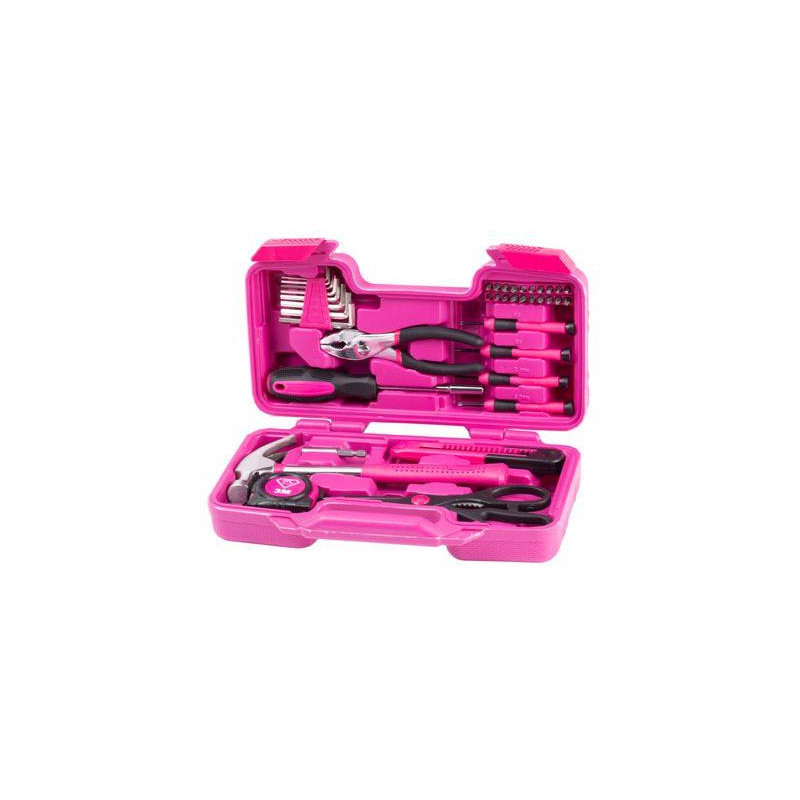 Sada náradia pre ženy LADIES PINK SET01, 39 dielna, ružová, v kufri