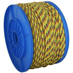 Lano Strend Pro MDB200Y, 5 mm, žlto-modro-červené, PP, nos. 119 kg, L-130 m
