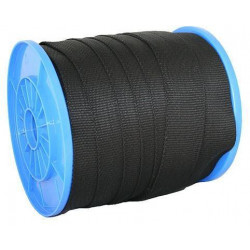 Popruh upínací Strend Pro WR50, 50 mm, čierny, návin 50 m, PP, max. 370 kg