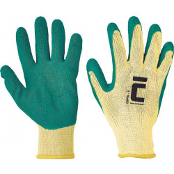 Rukavice DIPPER 09/L, máčané Latex