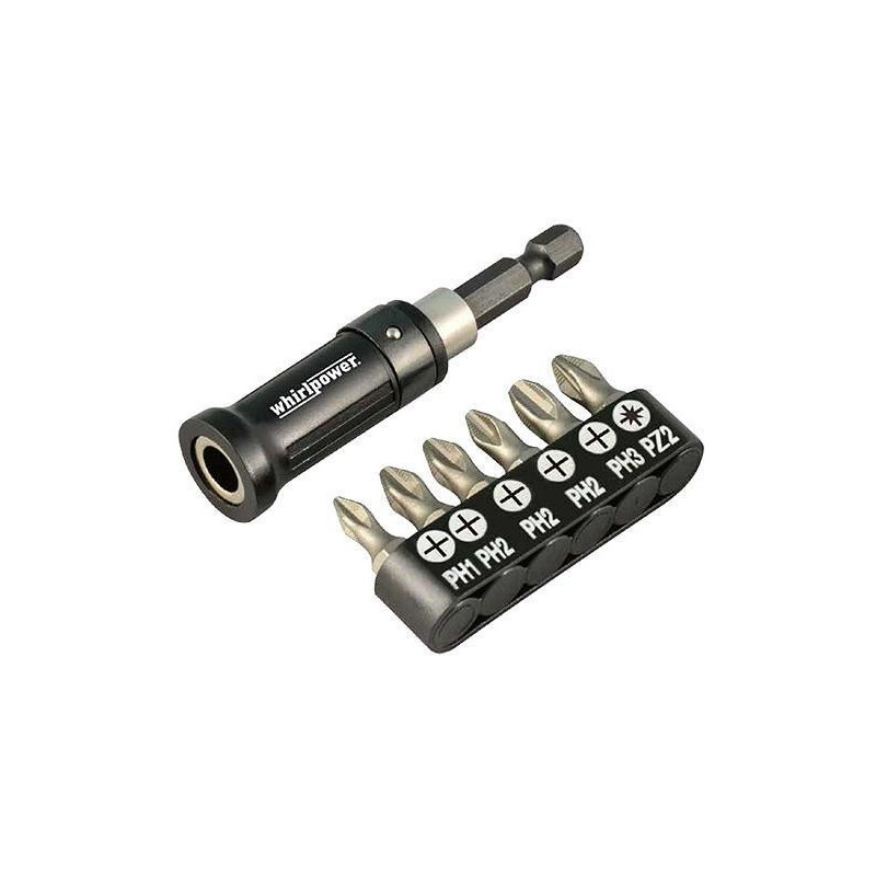 Sada bitov Whirlpower® 96-7107, 7 dielna, na sadrokartón