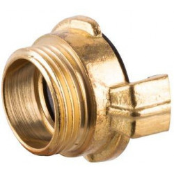Adaptér GF120, 1", Ms, vonkajší závit, GEKA, na záhradnú hadicu