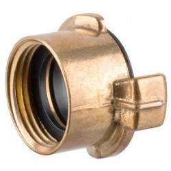 Adaptér GF121, 1 1/4", vnútorný závit, GEKA, Ms, na záhradnú hadicu