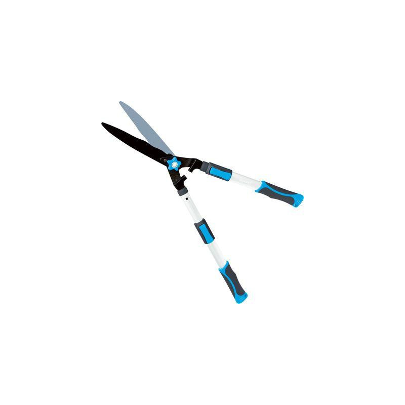 Nožnice AQUACRAFT® 370213, záhradné, na živý plot, Premium, WavyBlade, Alu/Soft, teleskopické +20 cm