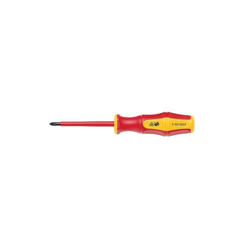 Skrutkovač Strend Pro CX547C, VDE PZ 1x80 mm, Pozidriv, elektrikársky
