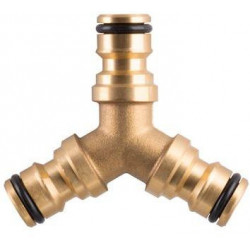 Rozbočovač GF121, typ Y, spojka 3-way, kovový, 3/4", záhradný, na hadicu