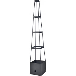 Kvetináč Strend Pro Herrison FP8018, s opornou vežou, 250x250x1050 mm