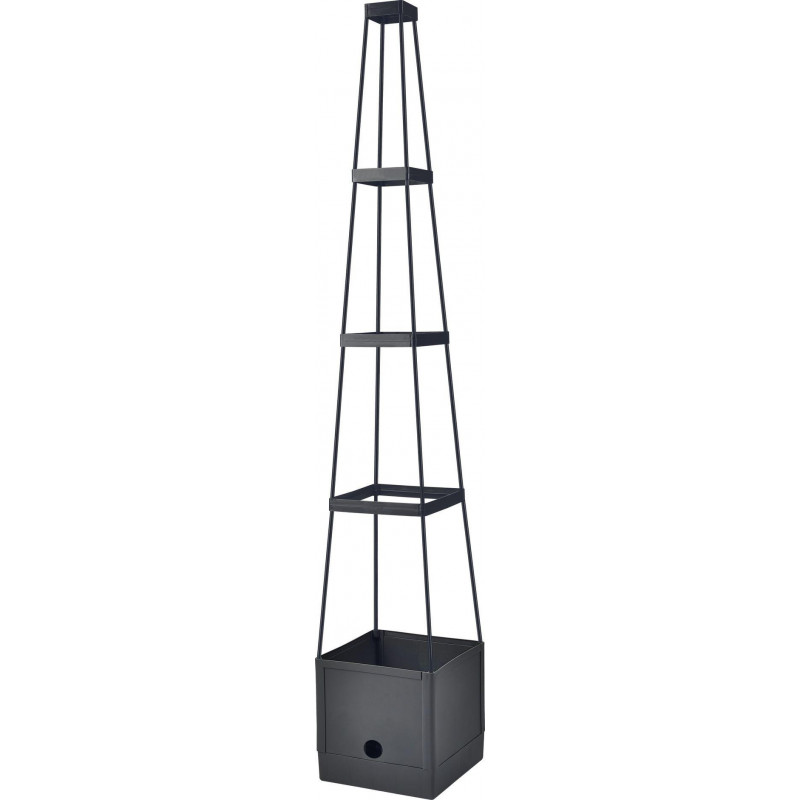 Kvetináč Strend Pro Herrison FP8018, s opornou vežou, 250x250x1050 mm