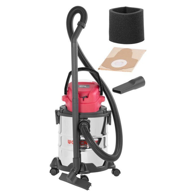 Vysávač Worcraft CVC-S20Li-20L ShareSYS, 20V Li-Ion, Wet&Dry, suché/mokré vysávanie, priemyselný