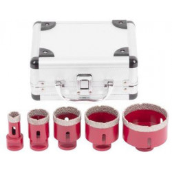 Sada vyrezávačov Strend Pro Premium, DCB11S5, 20-35-45-55-72 mm, M14, diamant, korunky, professional