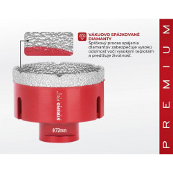 Vyrezávač Strend Pro Premium DCB11, 72 mm, M14, korunka, diamant, professional