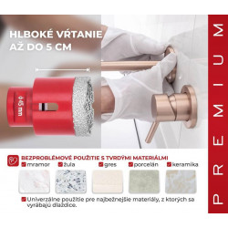 Vyrezávač Strend Pro Premium DCB11, 45 mm, M14, korunka, diamant, professional