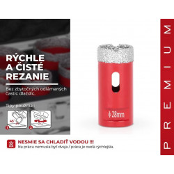 Vyrezávač Strend Pro Premium DCB11, 28 mm, M14, korunka, diamant, professional