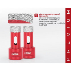 Vyrezávač Strend Pro Premium DCB11, 20 mm, M14, korunka, diamant, professional