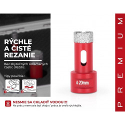 Vyrezávač Strend Pro Premium DCB11, 20 mm, M14, korunka, diamant, professional