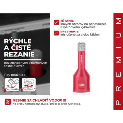 Vyrezávač Strend Pro Premium DCB11, 10 mm, M14, HD, korunka, diamant, professional