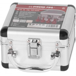 Sada vyrezávačov Strend Pro Premium DCB11S2, 6-8-10-12 mm, M14, diamant, korunky, professional