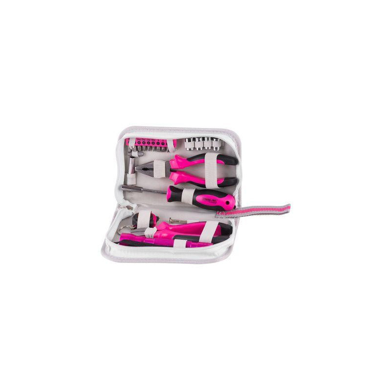 Sada náradia pre ženy LADIES PINK SET12, 23 dielna, ružová, v brašni