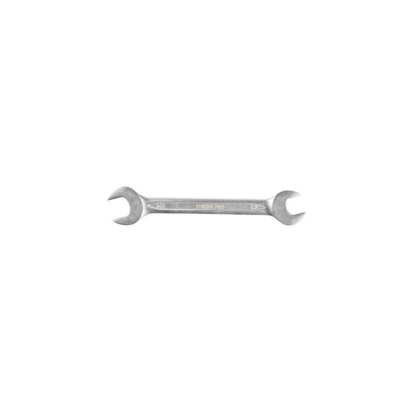 Kľúč Strend Pro 3113 19x22 mm, vidlicový, obojstranný, Cr-V