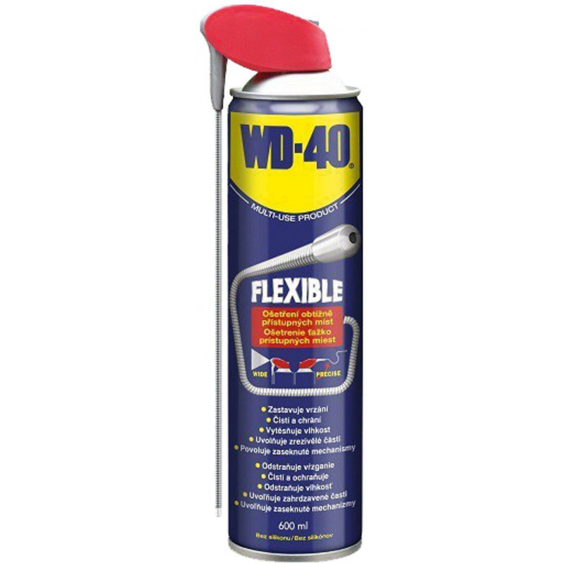 Sprej WD-40® Flexible 600 ml, flexibilná trubička